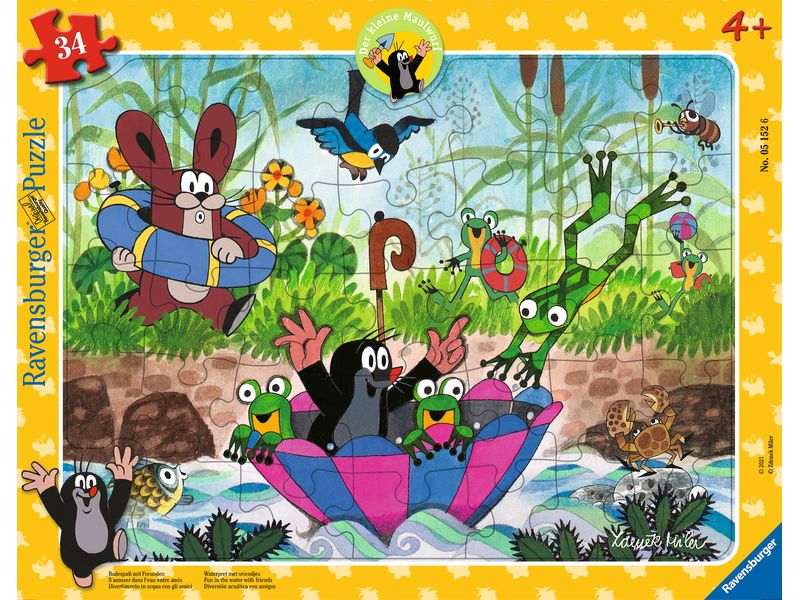 Ravensburger Puzzle Badespass mit Freunden 34 Teile