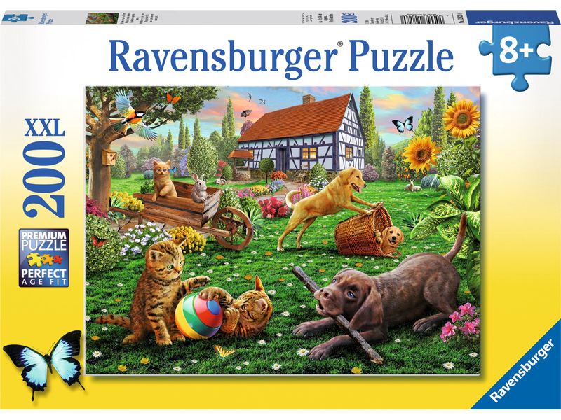 Ravensburger Puzzle Entdecker auf vier Pfoten 200 XXL Teile