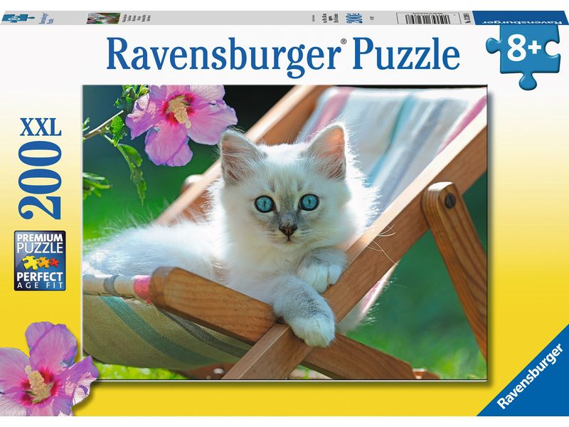 Ravensburger Puzzle Weisses Kätzchen 200 XXL Teile