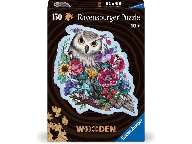 Ravensburger Holz-Puzzle Geheimnisvolle Eule 150 Teile
