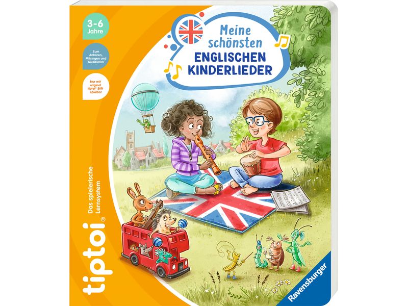tiptoi Lernbuch Meine schönsten englischen Kinderlieder 3-6 Jahre