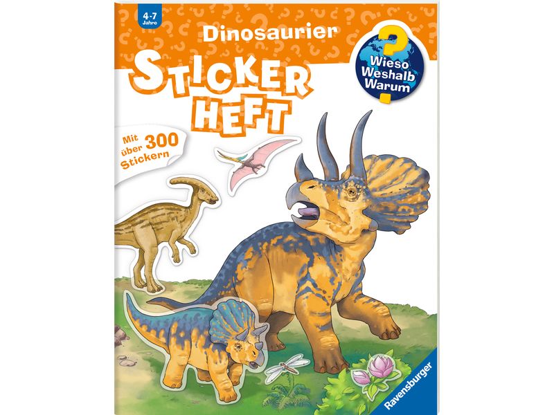 [2136342] Ravensburger Kinder-Sachbuch Stickerheft Dinosaurier