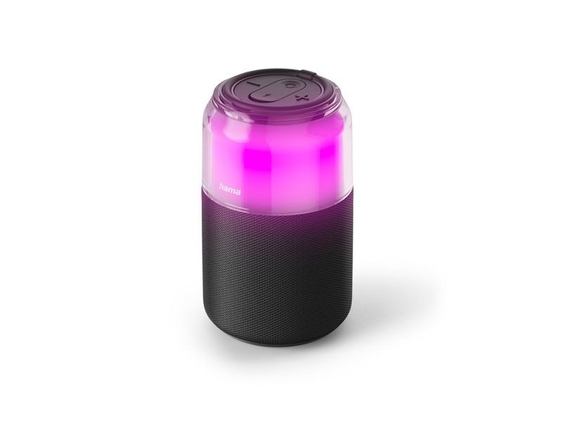Hama Bluetooth Speaker Can 4 LED Modi 5 W Schwarz