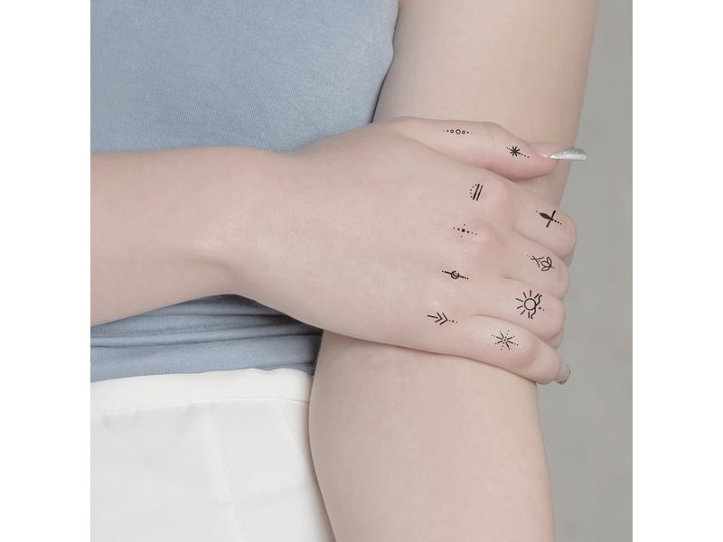 minink Tattoobogen Mystic Elements 10 Stück