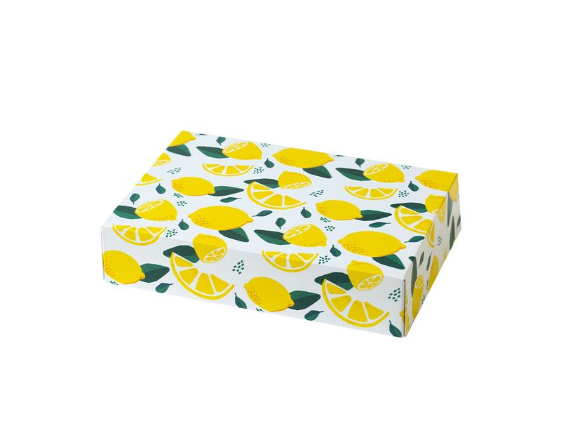Decora Dessert-Box Amalfi-Zitronen 23 x 16 x 5 cm, Karton