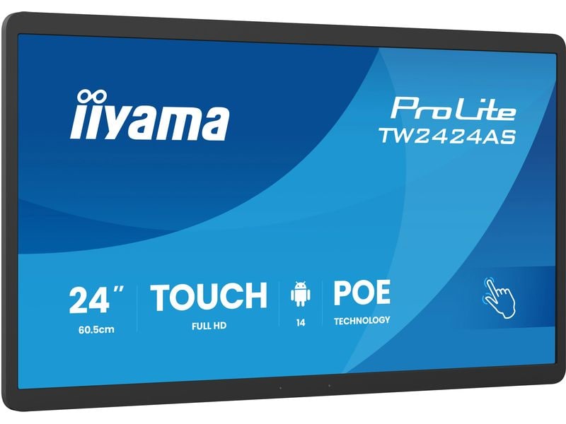 [2038838] iiyama Touch Display ProLite TW2424AS-B3P Projiziert-kapazitiv