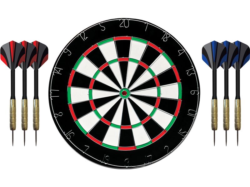 KOOR Dartboard-Set, 7-teilig