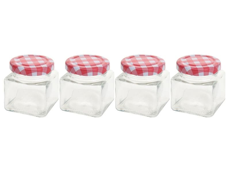 FURBER Einmachglas 75 ml, 4 Stück