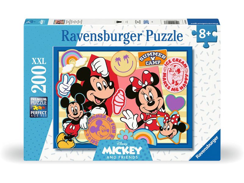 Ravensburger Puzzle Unterwegs mit Mickey und Minnie 200 Teile