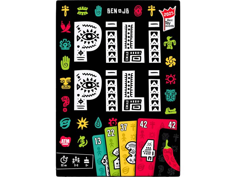 Max Bersinger Kartenspiel Pili Pili Zahlenspiel DE/FR/IT