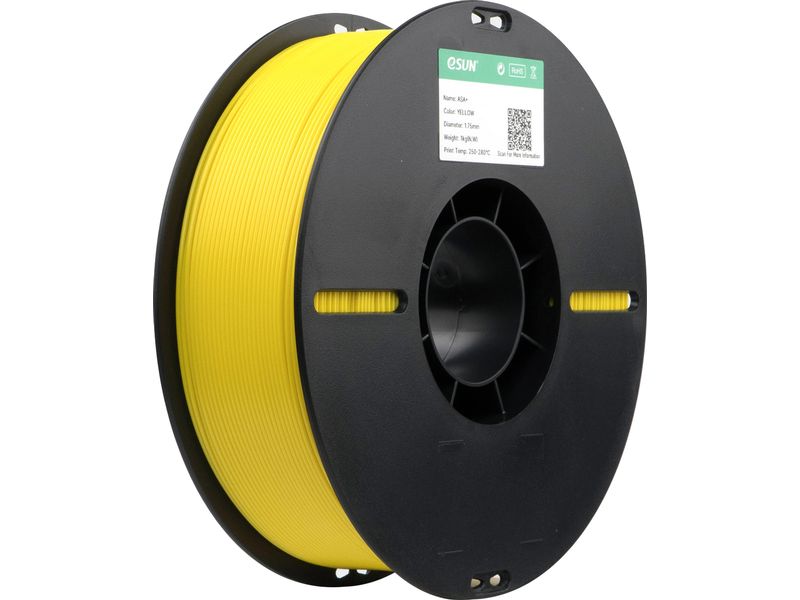 [2151559] eSun Filament ASA+, Gelb 1.75 mm 1 kg