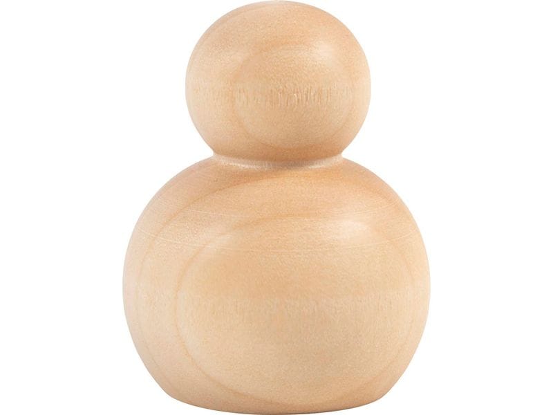 Creativ Company Holzartikel Kegelfigur 5 cm, 5 Stück