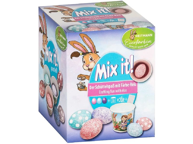 Brauns Heitmann Eierfarben Mix it Pastell 1 Stück, Mehrfarbig