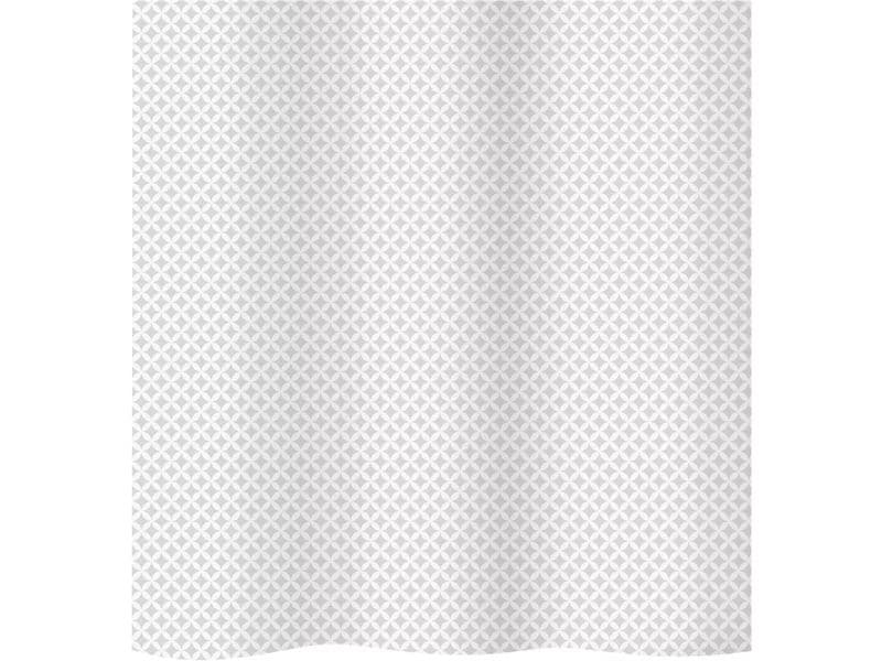 diaqua® Duschvorhang Andalus 240 x 180 cm, Weiss