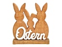G. Wurm Aufsteller Hase mit Schriftzug Ostern 21 x 22 x 5 cm