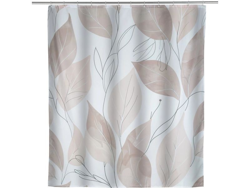 Wenko Duschvorhang Pula 180 x 200 cm, Beige