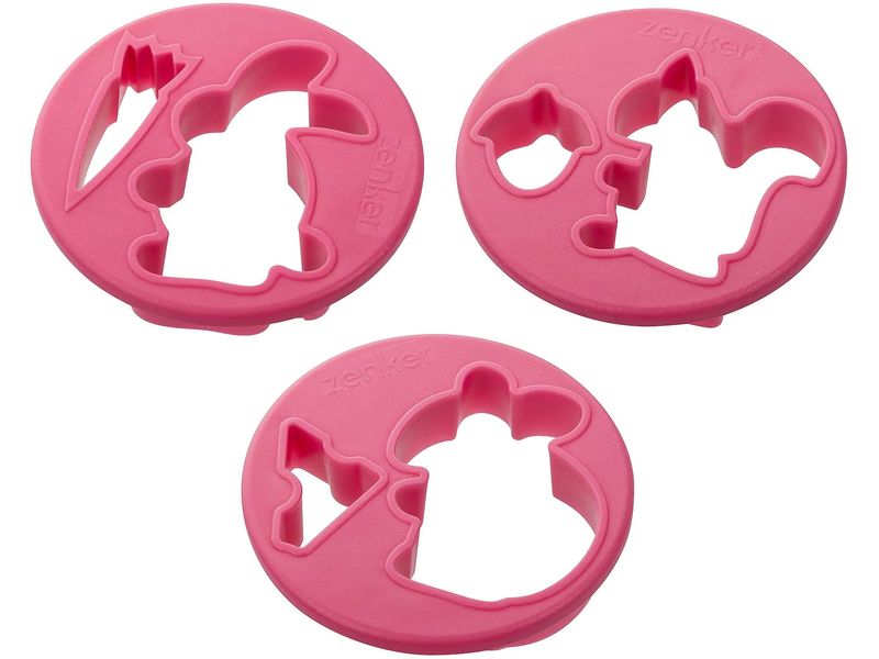 Zenker Guetzli-Ausstecher Tiere Set, 3-tlg.