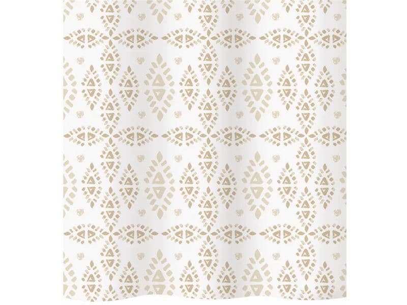diaqua® Duschvorhang Pueblo 120 x 200 cm, Weiss