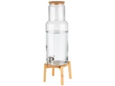 APS Getränkespender Nordic Wood 7.5 Liter, Transparent