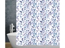 diaqua® Duschvorhang Lea 240 x 180 cm, Blau/Weiss