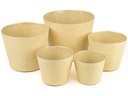 CHALET Kordelkorb Kornelia L 15 x 15 x 13 cm, Creme