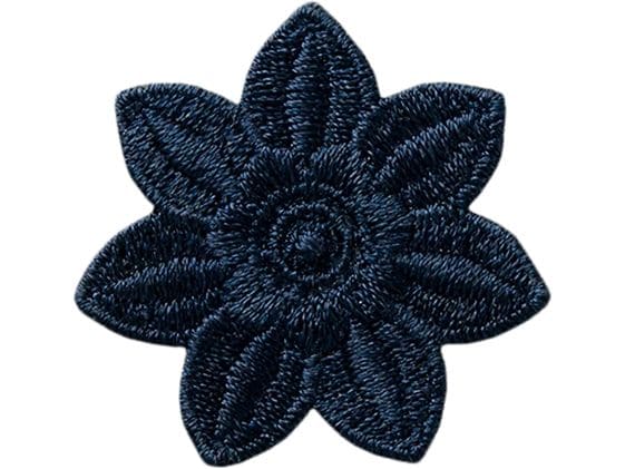 Mono-Quick Applikation Blume, Dunkelblau | Mono-Quick 1 Stück