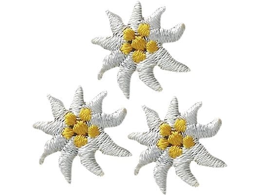 [2132734] Mono-Quick Applikation Edelweiss 3 Stück | Mono-Quick 3 Stück