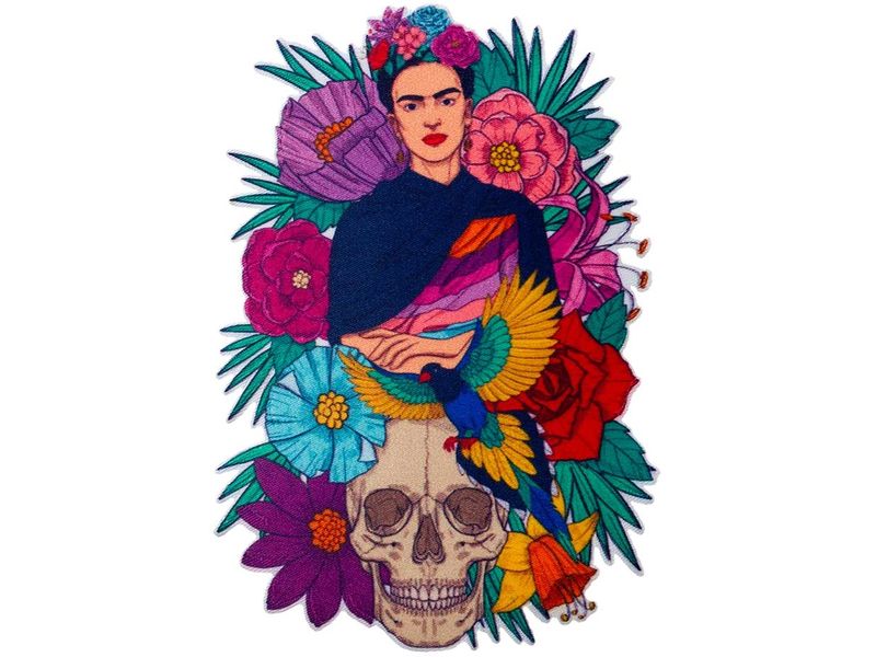Mono-Quick Applikation Frida Kahlo, Blumen | Mono-Quick 1 Stück