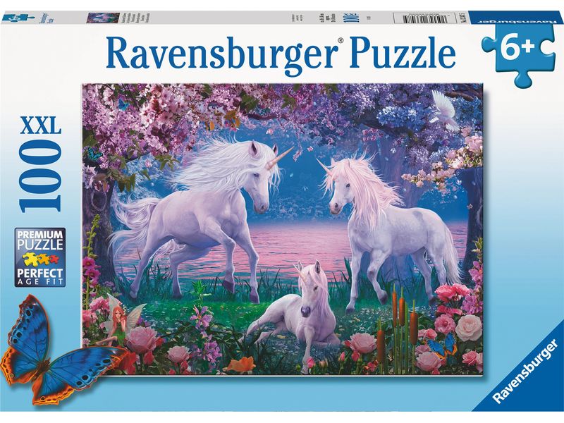 Ravensburger Puzzle Bezaubernde Einhörner 100 XXL Teile