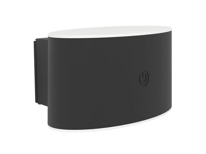 EGLO Leuchten VALGIANO Akku-Aussenwandleuchte oval LED Touch Schwarz