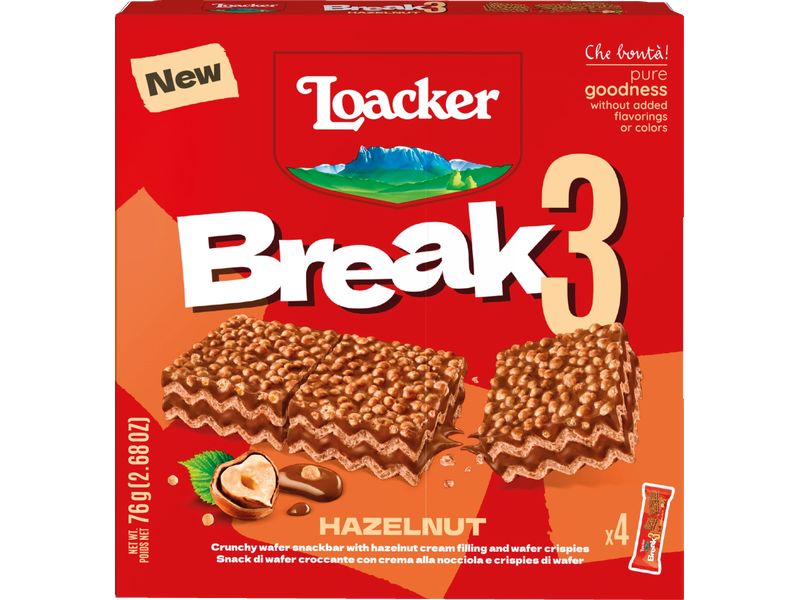 Loacker Breake Hazelnut 76 g