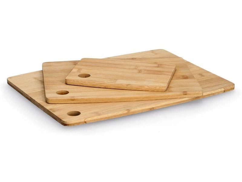 [2150313] Zeller Present Schneidebrett-Set Bambus 3-teilig
