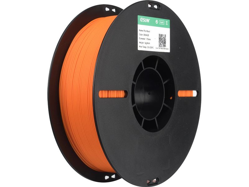[2151567] eSun Filament PLA-Basic, Orange 1.75 mm 1 kg