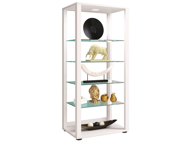 [2112078] VCM Vitrine Glasol IV 115 x 52 x 35 cm, Weiss