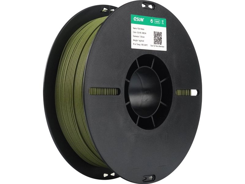 eSun Filament eSun, Filament , PLA MT, Olivgrün 1.75 mm 1 kg