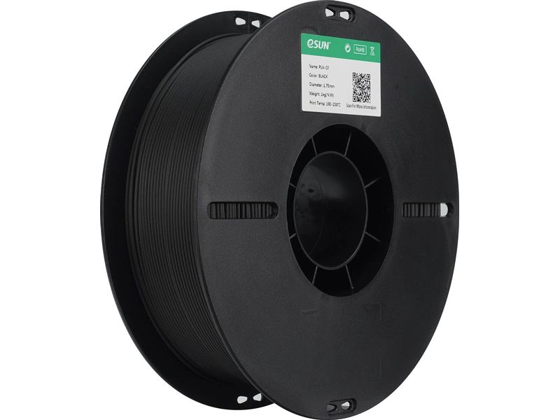 eSun Filament eSun, Filament , PLA-CF, Schwarz 1.75 mm 1 kg