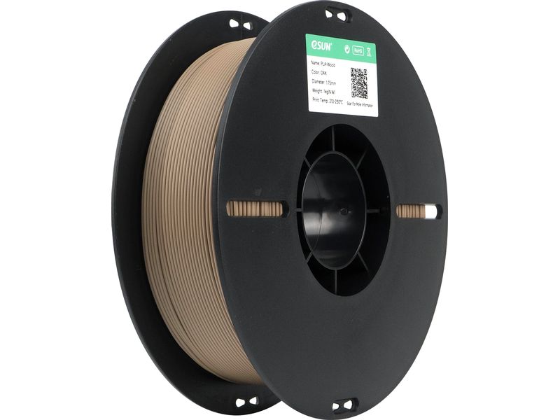 eSun Filament eSun, Filament , PLA Wood, Eiche 1.75 mm 1 kg