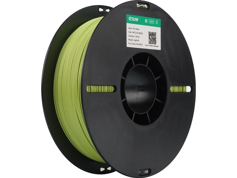 eSun Filament eSun, Filament , PLA MT, Matcha-Grün 1.75 mm 1 kg