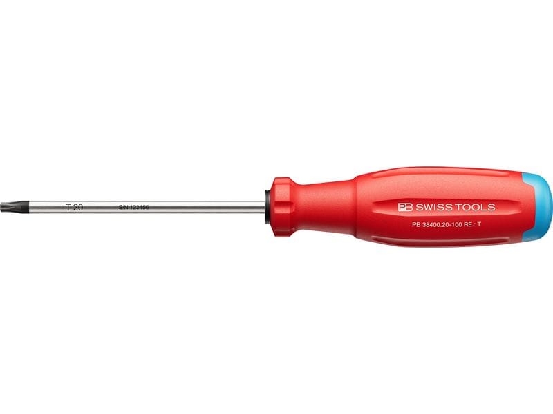 [2057894] PB Swiss Tools Schraubenzieher PB 38400.20-100 Torx Rot