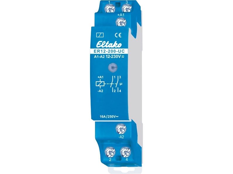 [2139985] Eltako ER12-200-UC 2 Schliesser potenzialfrei 16A