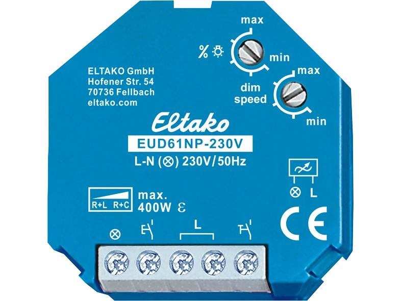 Eltako EUD61NP-230 V Unterputz 400 W Blau Weiss