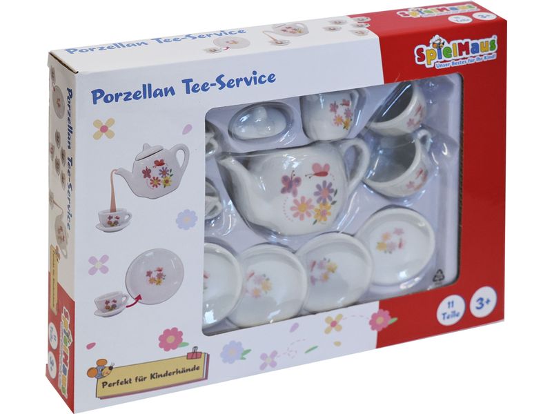 vedes SMK Tee-Service aus Porzellan. 11-teilig