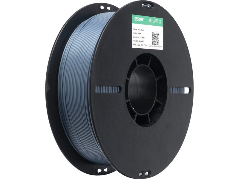eSun Filament PLA Basic, Grau 1.75 mm 1 kg