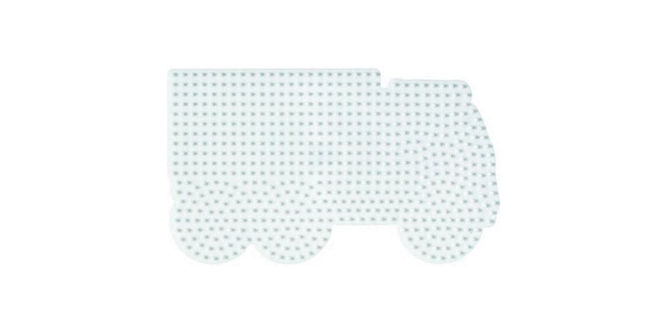 [2135249] Hama Bügelperlen Platten LKW Weiss, 10 x 17 cm