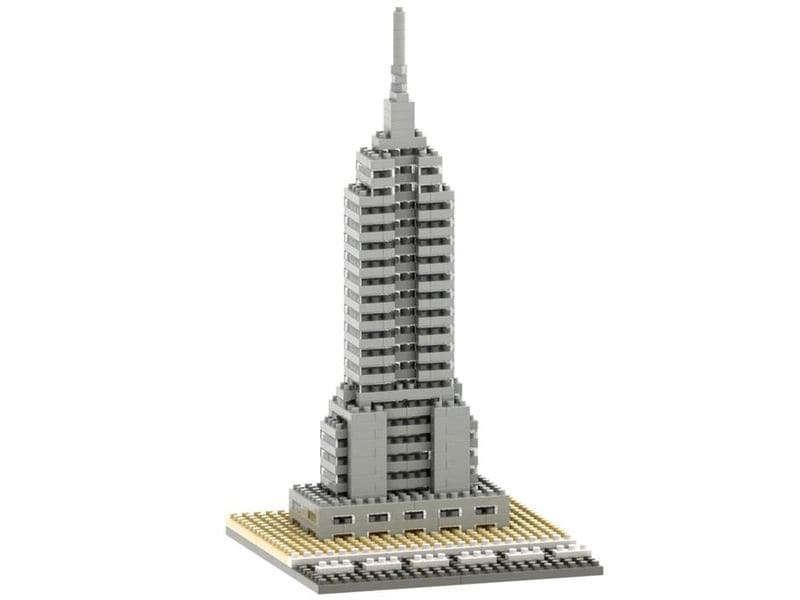 BRIXIES Bausteinmodell Empire State Building aus 353 Bausteinen