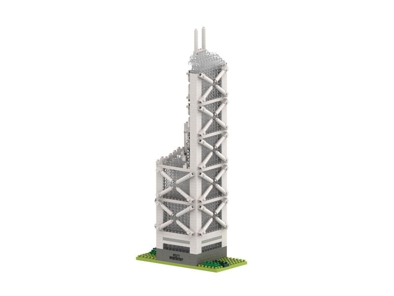 BRIXIES Bausteinmodell Bank of China aus 973 Bausteinen