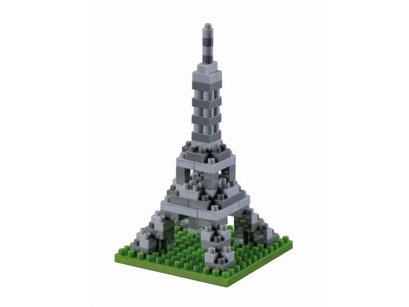 BRIXIES Bausteinmodell Kleiner Eiffelturm aus 90 Bausteinen