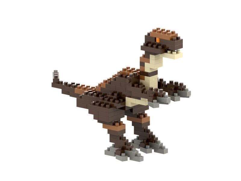 BRIXIES Bausteinmodell Velociraptor aus 134 Bausteinen