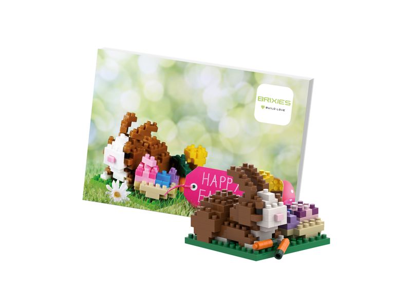BRIXIES Frohe Ostern aus 136 Bausteinen