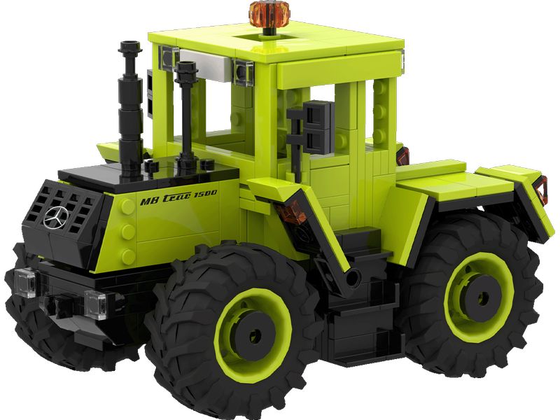 Brixies Plus MB-Trac 1500 1:30 Scale Lime-black